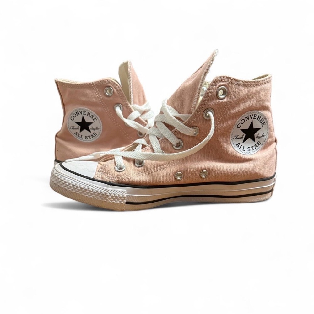 Converse Peach High-Top Sneakers